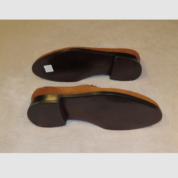 J.M. Weston Commande Special Brown Suede Captoe Oxford US 11.5E NWOB Shoe Trees - Picture 8 of 11